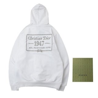Battle for Dior CD 1947 Hoodie Imitation Sweatshirt Cotton Logo Embroidery dea63142