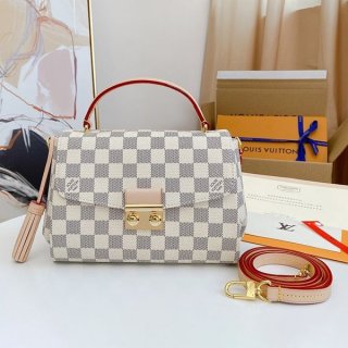 No.1 Popular Louis Vuitton Croisette Handbag Replica Damier Azur N41581