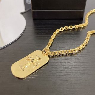 Chrome Hearts K22 Dog Tag Replica Tiny Cutout Cross Kux86048
