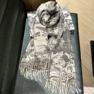 Dior Toile de Jouy Cashmere Scarf Replica deq00023