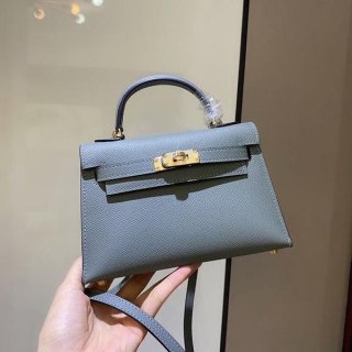 Hermes Kelly Mini 2 Kazak Replica Epson Silver Hardware he1909