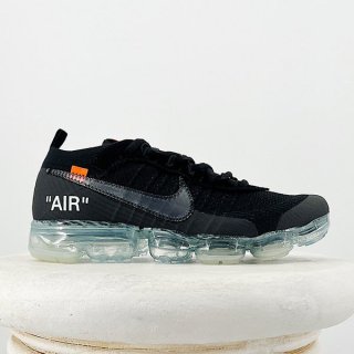 Off-White x Nike Air Vapormax Replica Black/Total Crimson/Clear AA3831-002