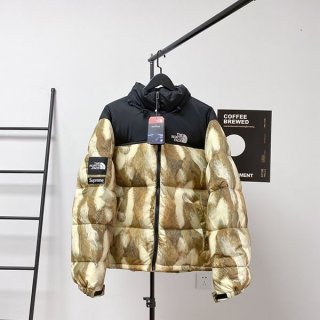 Supreme x The North Face Fake Fur Print Nuptse Down Jacket Nou30142