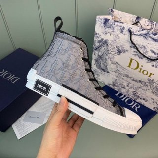 The hottest topic! Dior B23 copy high top sneakers ☆ Dior oblique embroidery dek39575