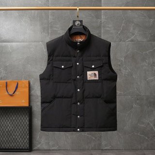Hard to find collaboration Gucci x North Face replica down vest navy Nov96087