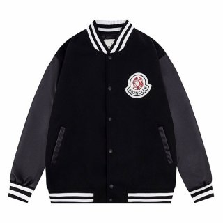 Moncler x BBC Replica * Durnan Stadium Jacket-style Leather Mix Short Down I20961A