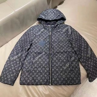 Sure to sell out! Louis Vuitton Supreme down jacket replica collaboration vun19553