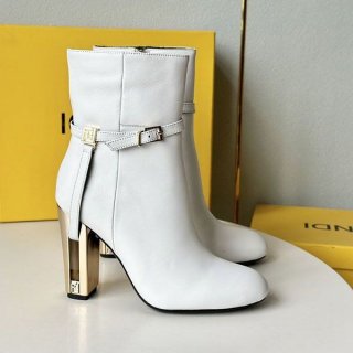 Fendi Baguette Replica Nappa Leather Ankle Boots feu15974