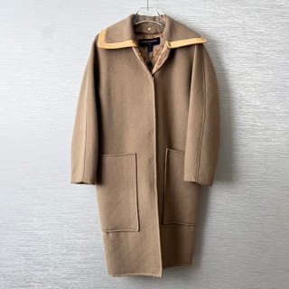 Best Price Louis Vuitton Removable Collar Double Face Coat 1ABQP1