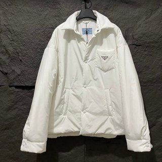 Replica Prada Re-Nylon Convertible Cropped Down Jacket with Tracking pum12336