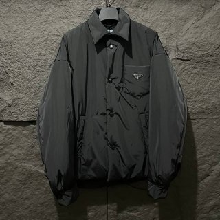 Immediate shipping fake Prada re-nylon convertible cropped down jacket pun78386