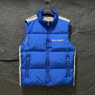 Sale New Moncler x Palm Angels Collaboration Logo Short Down Vest Fake mok66390