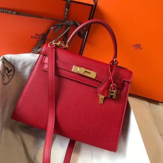 Very popular classic Hermes Kelly 28 Etoupe handbag copy he26042