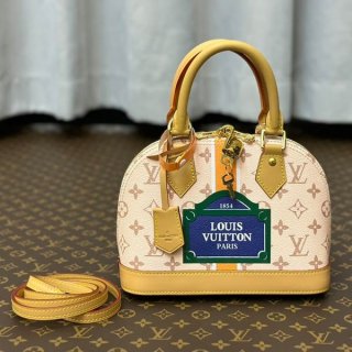 Boutique Louis Vuitton Alma BB Monopanam Handbag Replica M23502