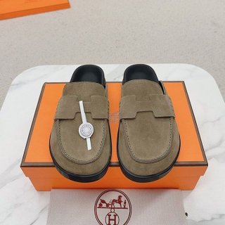 Relaxed fit Hermes mules replica erj87614