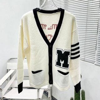 ☆Miu Miu sweater copy☆ Oversized logo mohair sweater? myi23251