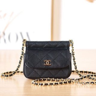 Super popular Chanel Caviar fake mini flip bag AP312