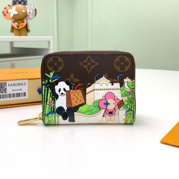 ★Limited Edition★Louis Vuitton Zippy Coin Purse Replica Damier M80865