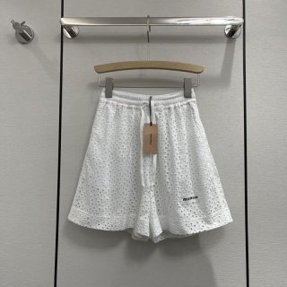 Free shipping ☆ Miu Miu replica ☆ Pleated cotton mini skirt myj55776