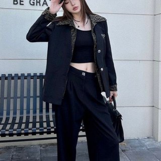 Fendi FF Belt Caddy Blazer Jacket feo65310