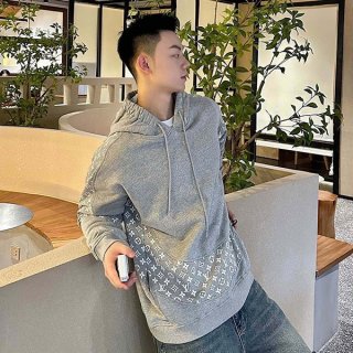 The hot topic! Louis Vuitton Circle Cut Hoodie Replica vur64211