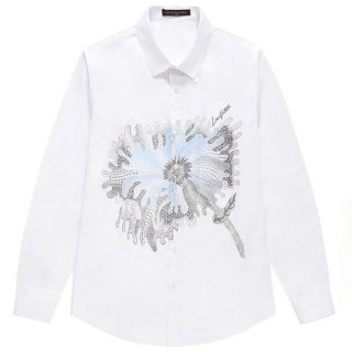Louis Vuitton Cotton Poplin Shirt Replica vuz42615
