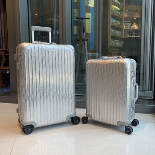 Popular! Dior x RIMOWA Replica Trunk Carry Case Blue 1DRTR003YWX