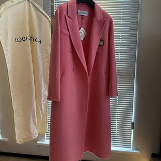 [Very versatile] Loewe wool and cashmere coat replica loo98073