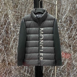 Moncler replica down x cotton cardigan with logo zipper hoodie mok47541