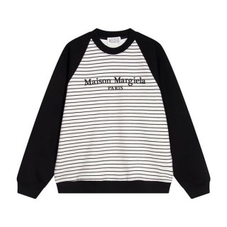 Maison Margiela Logo Print Crew Neck Sweatshirt Replica Mai98695