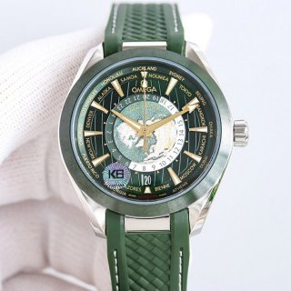 Omega Seamaster Aqua Terra GMT Replica World Timer ome48006