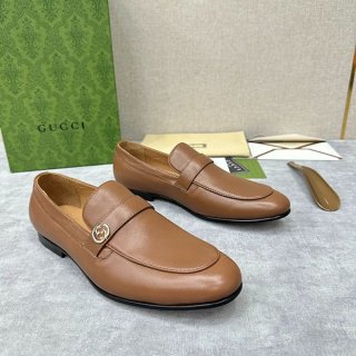Gucci GG detail fake nappa loafers gur06044