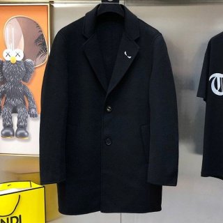 Free shipping Fendi fur pocket overcoat replica fev24513