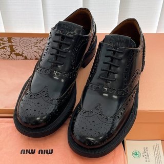 Competing for Miu Miu x Churchs Brogue Shoes Replica 5E038E055
