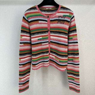 Perfect as a gift? Miu Miu knit cardigan N grade replica myf67678