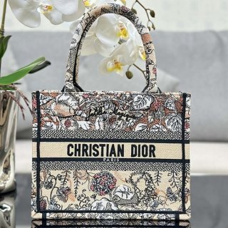 Popular Dior Book Tote Cheap Copy Dior Jardin Magic Embroidery det39033