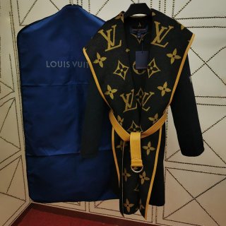21-22AW Louis Vuitton Coat Replica Monogram Jacket Long Coat Popular 1A82GP