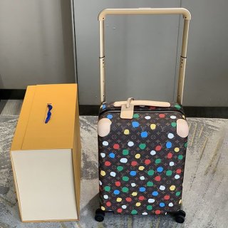 Luxury brand "Yayoi Kusama collaboration" Louis Vuitton Horizon 55 suitcase replica M10118