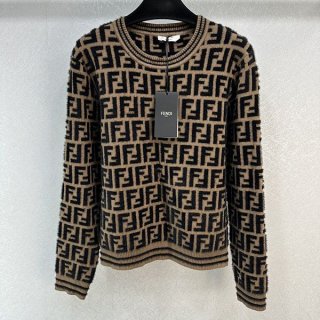 Super popular Fendi FF motif crew neck sweater replica fey97793