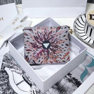 Limited edition rare Dior Nature Ballet mini wallet replica dex64887