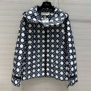 Dior jacquard hooded jacket replica deo41612