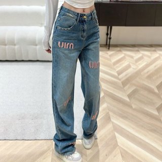 Sure to sell out 23FW Miu Miu denim pants replica myx58426