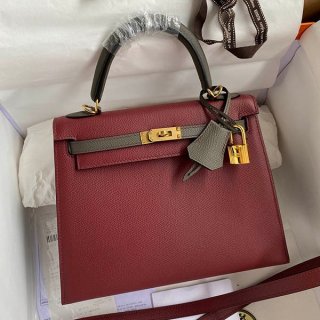 Hermes Replica Kelly 25cm Outer Stitching Epson Gold Hardware eri22679