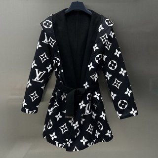 Rare Louis Vuitton Replica Oversized Monogram Coat vui44803