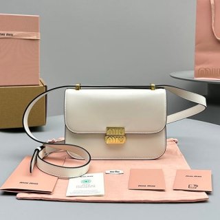 ★Safe and secure shipping with tracking Miu Miu leather shoulder bag replica myr51170
