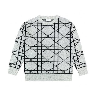 Attention ★ Dior CD diamond motif sweater fake dep25707