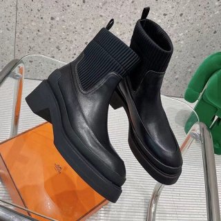 Hard to find! Hermes Chunky Classic Boots Replica Grade N erw59940