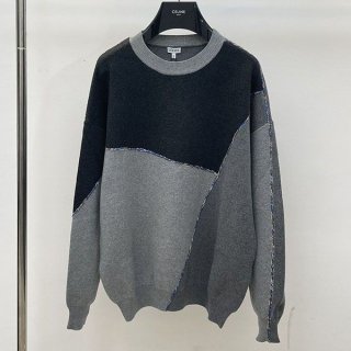 Classic Loewe asymmetrical wool sweater lox38015