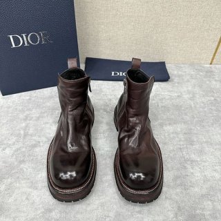 Perfect gift? Dior high top leather boots replica dex89570