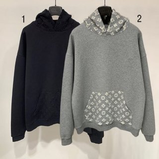 Very popular Louis Vuitton Hooded Cotton Parka Replica 2 colors vum59433
